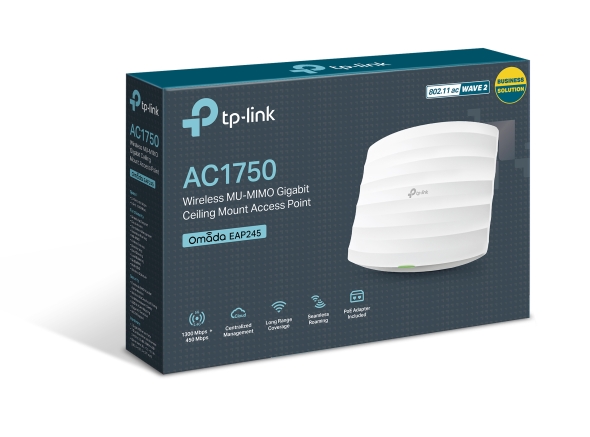 EAP245 Point d'accès WiFi bi-bande AC1750 PoE Gigabit - Plafonnier - Image 5