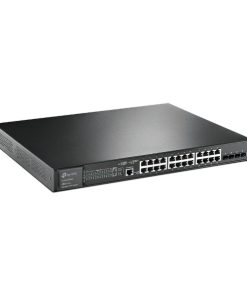 Alternative view of TL-SG3428XMP-JetStream 24-Port Gigabit and 4-Port 10GE SFP+ L2+ Managed Switch with 24-Port PoE+