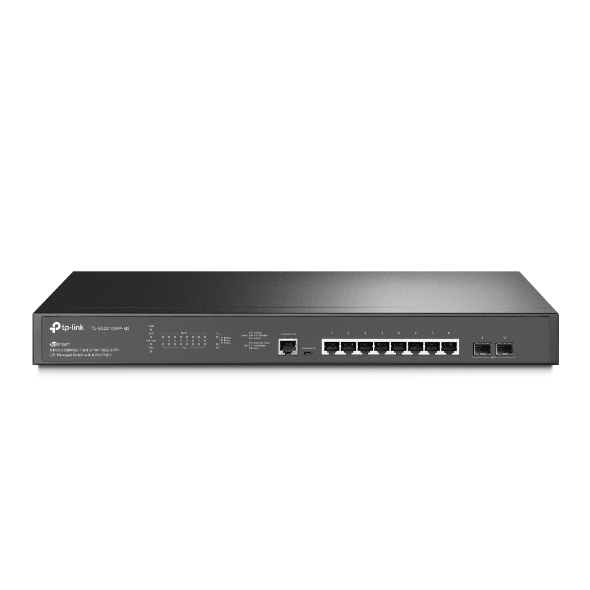 TL-SG3210XHP-M2-Switch administrable Niveau L2+ JetStream 8 ports PoE+ 2.5G et 2 ports SFP+ 10G