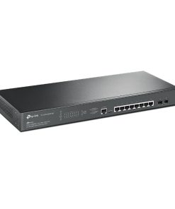 Alternative view of TL-SG3210XHP-M2-Switch administrable Niveau L2+ JetStream 8 ports PoE+ 2.5G et 2 ports SFP+ 10G